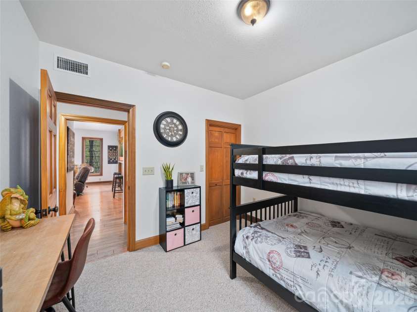 81 Creekside Way, Burnsville, NC 28714.  MLS# CAR4374251, YatesRealty ID 16129. GUEST BEDROOM  WITH OFFICE