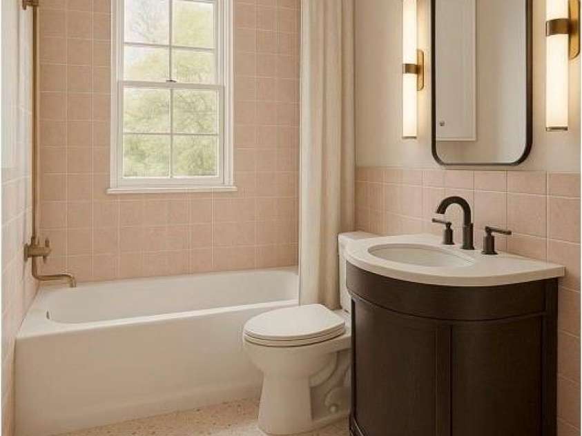 4467 Woodlark Lane, Charlotte, NC 28211.  MLS# CAR4248713, YatesRealty ID 16131. Bathroom – Virtually Updated