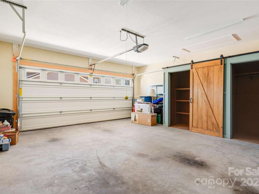 269 February Lane, Waynesville, NC 28785.  MLS# CAR4227476, YatesRealty ID 1614. Garage with storage