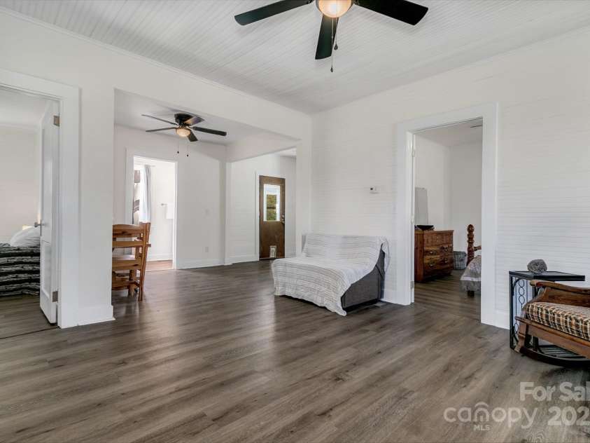 122 Old Nc 63 Highway, Leicester, NC 28748.  MLS# CAR4249489, YatesRealty ID 16160. Living Room view 2