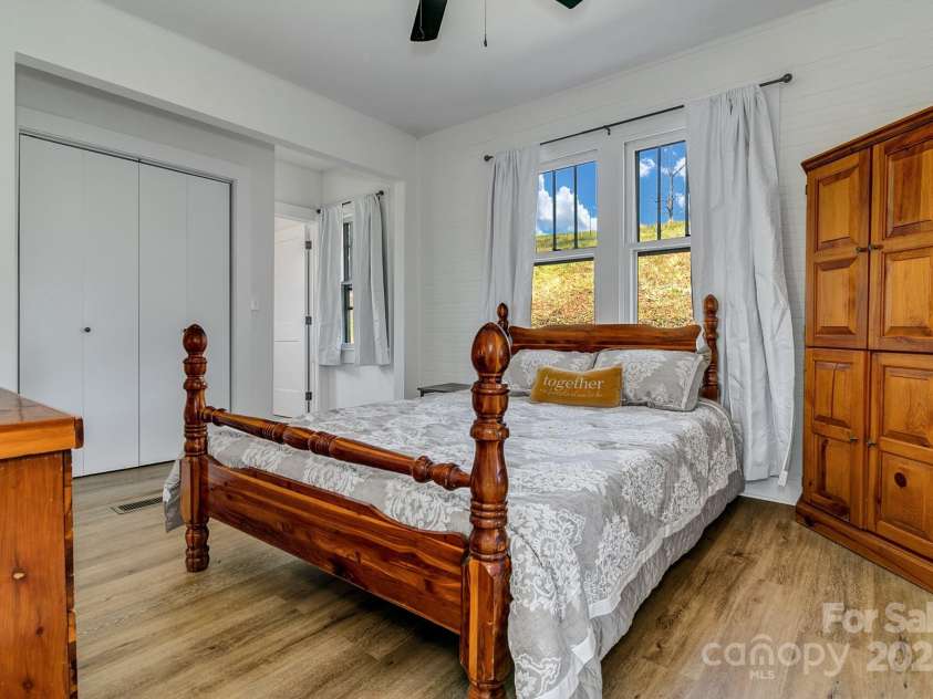 122 Old Nc 63 Highway, Leicester, NC 28748.  MLS# CAR4249489, YatesRealty ID 16160. Master Bedroom -1