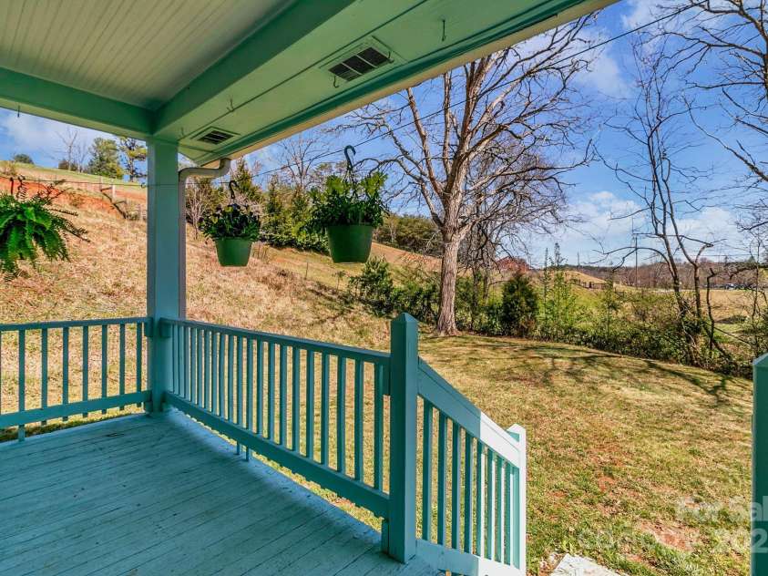 122 Old Nc 63 Highway, Leicester, NC 28748.  MLS# CAR4249489, YatesRealty ID 16160. Porch view of Chestnut