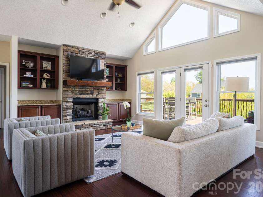 12 Horizon View Lane, Alexander, NC 28701.  MLS# CAR4373999, YatesRealty ID 16165. Light filled open floorplan