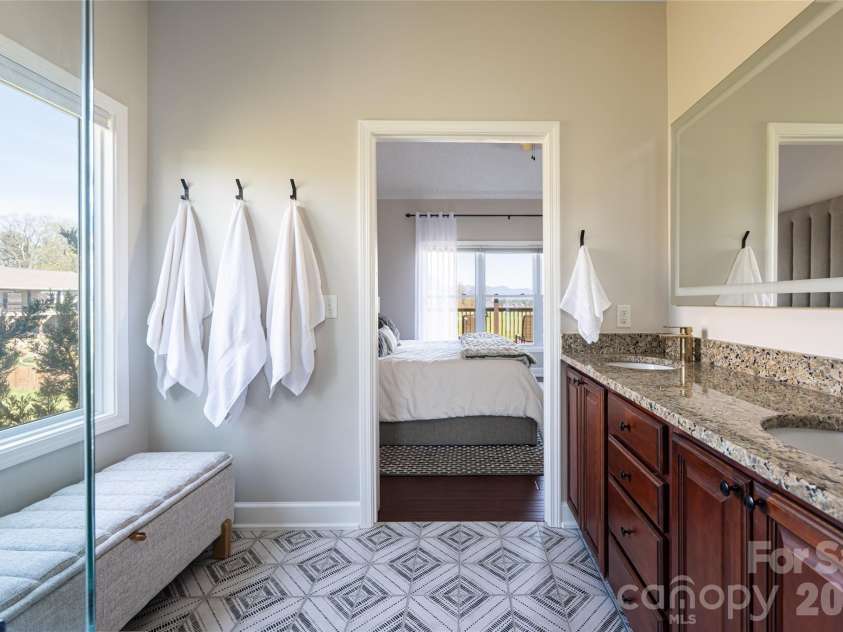 12 Horizon View Lane, Alexander, NC 28701.  MLS# CAR4373999, YatesRealty ID 16165. Primary bathroom
