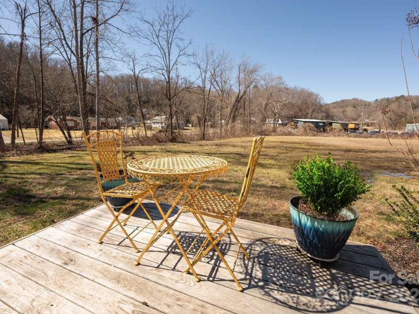 117 Commerce Street, Old Fort, NC 28762.  MLS# CAR4257223, YatesRealty ID 16167. Pre-Helene: Steps to Explore the Creek or Downtown Old Fort