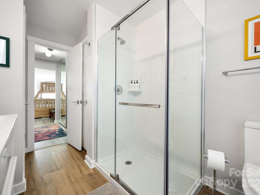 117 Commerce Street, Old Fort, NC 28762.  MLS# CAR4257223, YatesRealty ID 16167. Pre-Helene: Walk-In Shower - Tub in Other Bathroom