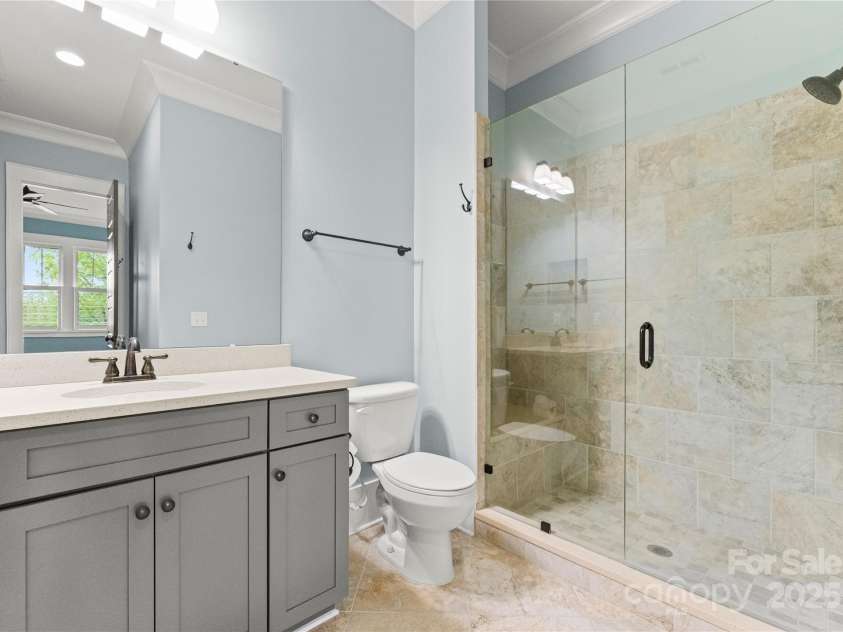 18420 Rosapenny Road, Charlotte, NC 28278.  MLS# CAR4240682, YatesRealty ID 16172. Ensuite Bedroom 3 walkout basement