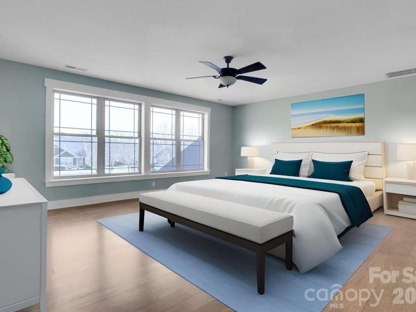 20 Brookstone Place, Candler, NC 28715.  MLS# CAR4368758, YatesRealty ID 16172. Bedroom 3/Flex Room (virtually staged)