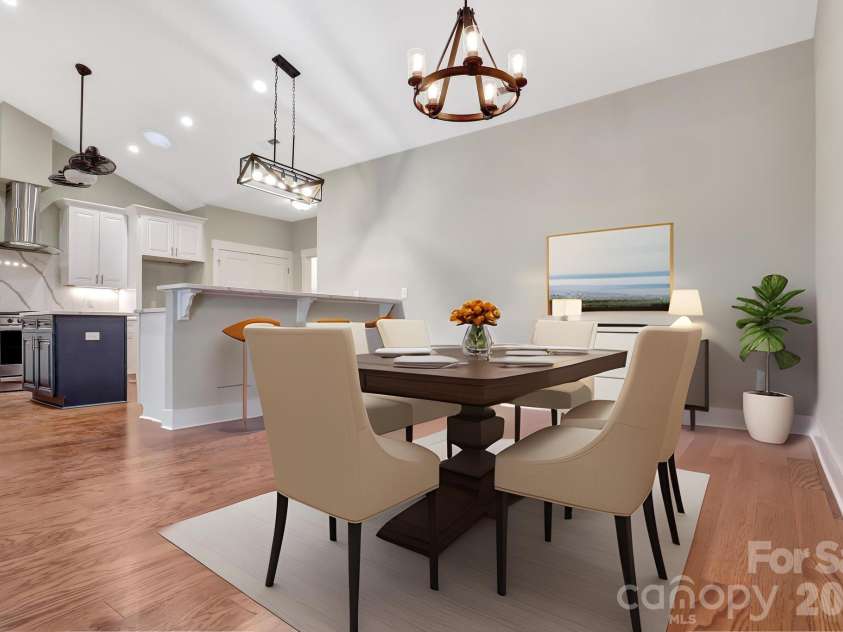 20 Brookstone Place, Candler, NC 28715.  MLS# CAR4368758, YatesRealty ID 16172. Dining Room  (virtually staged)