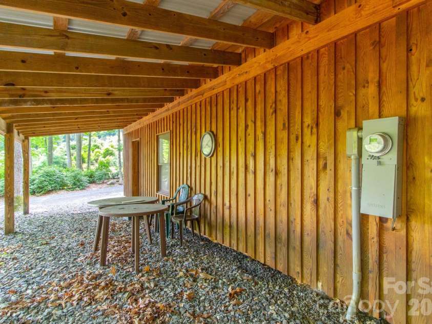 2811 Poplar Creek Road, Green Mountain, NC 28740.  MLS# CAR4370609, YatesRealty ID 16187. Workshop with power