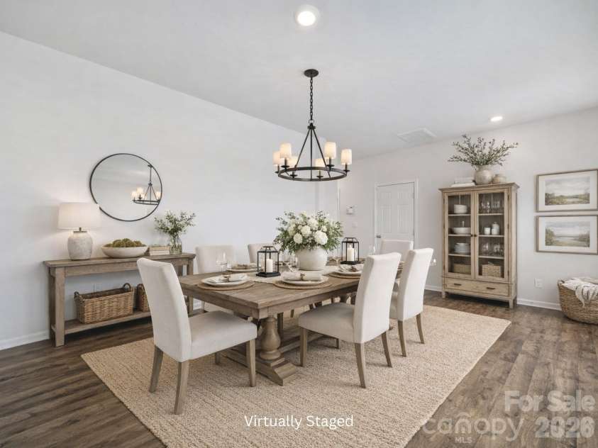 164 North Hill Lane, Troutman, NC 28166.  MLS# CAR4355544, YatesRealty ID 16189. Dining Room 