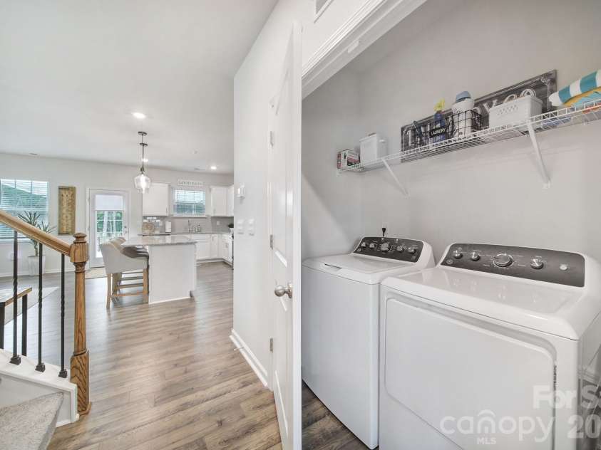 164 North Hill Lane, Troutman, NC 28166.  MLS# CAR4355544, YatesRealty ID 16189. Laundry
