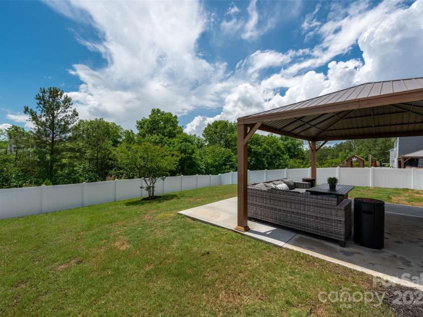 9613 Fire Bellied Court, Lancaster, SC 29720.  MLS# CAR4252315, YatesRealty ID 16189. Privacy fenced in yard