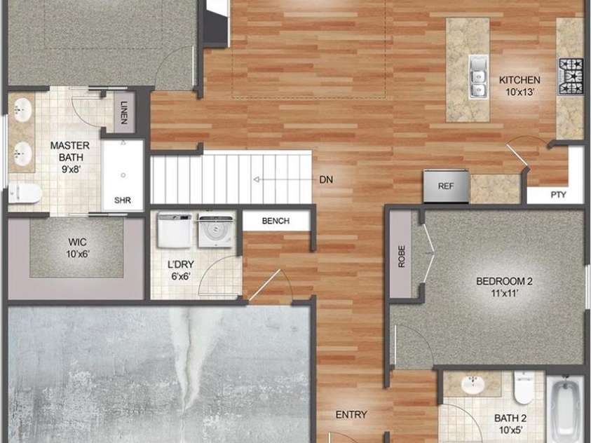 2087 Bonds Lane, Fort Mill, SC 29715.  MLS# CAR4219688, YatesRealty ID 1619. Main Floor