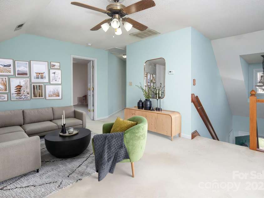 7007 Chapparall Lane, Charlotte, NC 28215.  MLS# CAR4223263, YatesRealty ID 16192. Loft upstairs - virtually staged