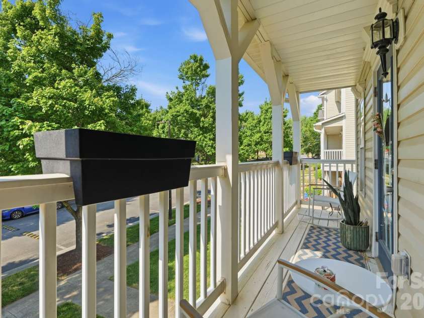 119 Steam Engine Drive, Mooresville, NC 28115.  MLS# CAR4374818, YatesRealty ID 16195. Front Balcony
