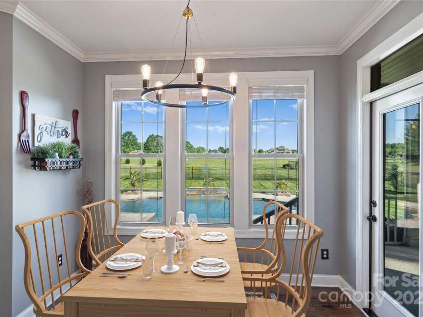 4941 Campobello Drive, Monroe, NC 28110.  MLS# CAR4257643, YatesRealty ID 16195. Breakfast Nook