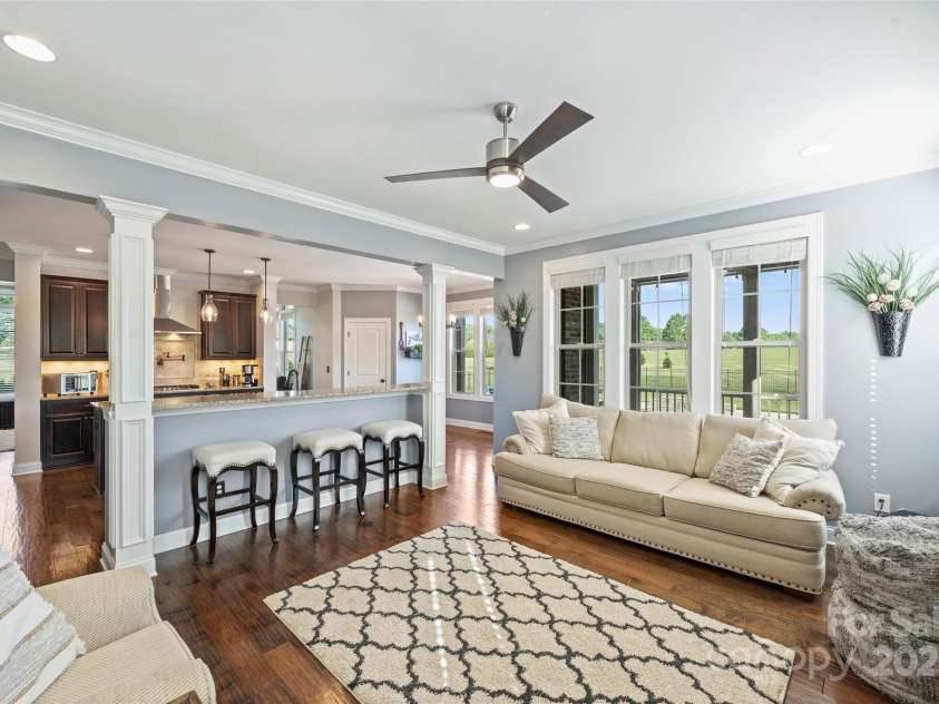 4941 Campobello Drive, Monroe, NC 28110.  MLS# CAR4257643, YatesRealty ID 16195. Den