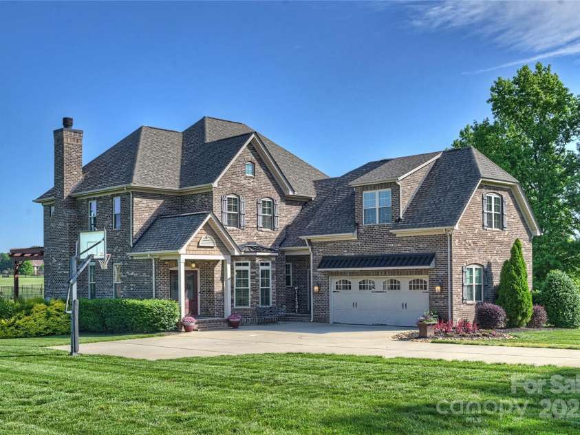 4941 Campobello Drive, Monroe, NC 28110.  MLS# CAR4257643, YatesRealty ID 16195. Front Exterior