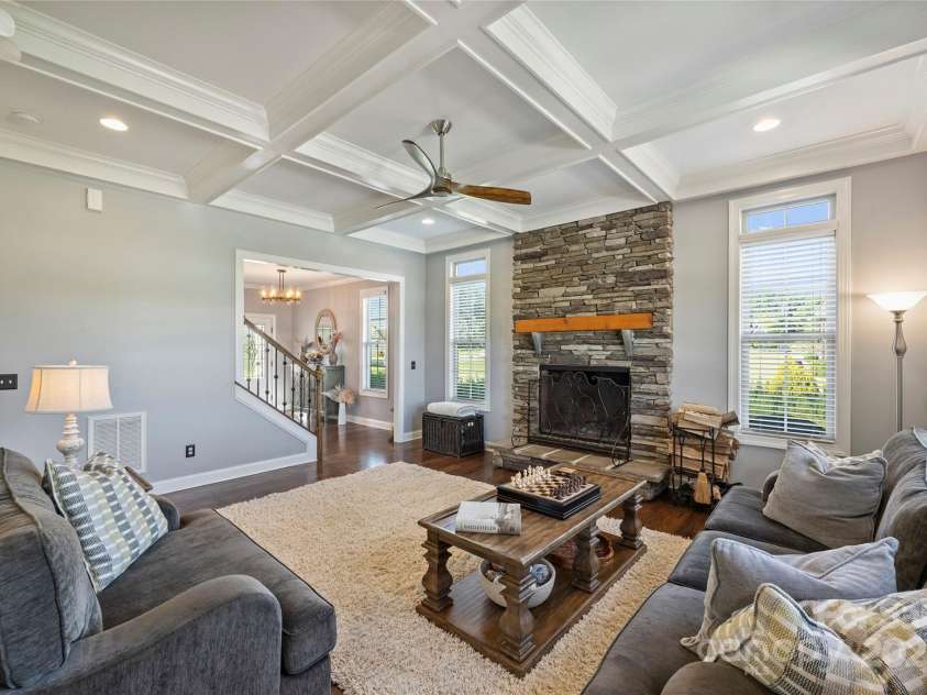 4941 Campobello Drive, Monroe, NC 28110.  MLS# CAR4257643, YatesRealty ID 16195. Living Room