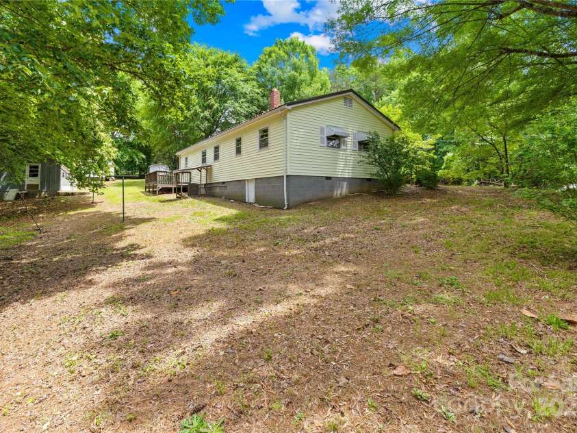 208 Lipe Road, Troutman, NC 28166.  MLS# CAR4263881, YatesRealty ID 16203. Back of House
