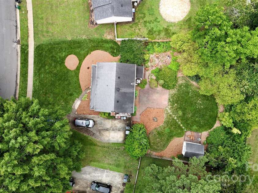 2507 Birnen Drive, Charlotte, NC 28210.  MLS# CAR4263045, YatesRealty ID 16210. Aerial View