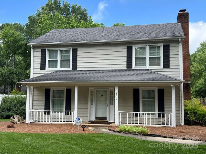 2507 Birnen Drive, Charlotte, NC 28210.  MLS# CAR4263045, YatesRealty ID 16210. Front