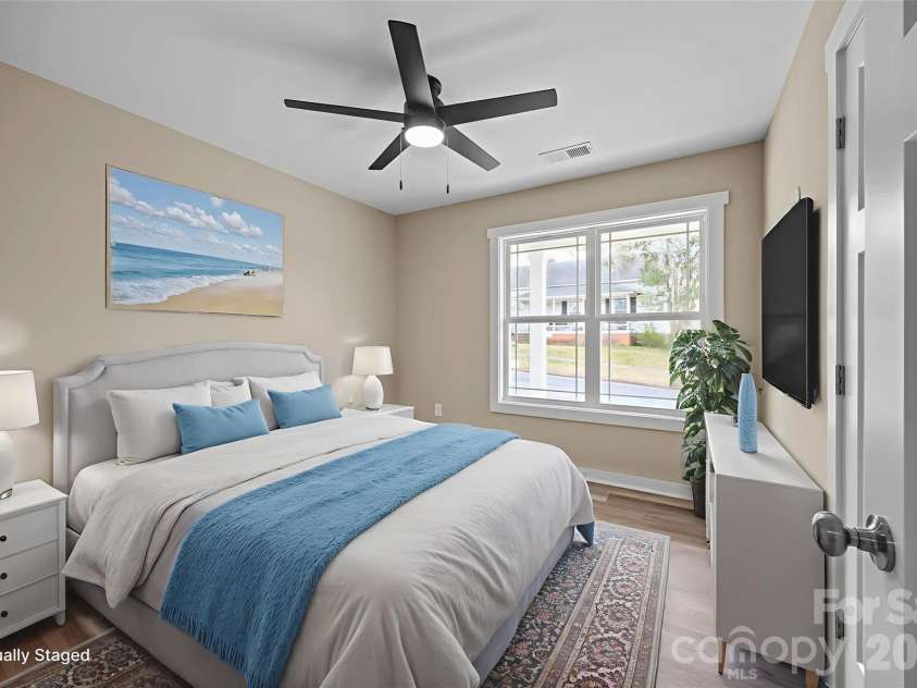 125 Doody Avenue, Norwood, NC 28128.  MLS# CAR4317866, YatesRealty ID 16217. Virtually Staged - Bedroom 2