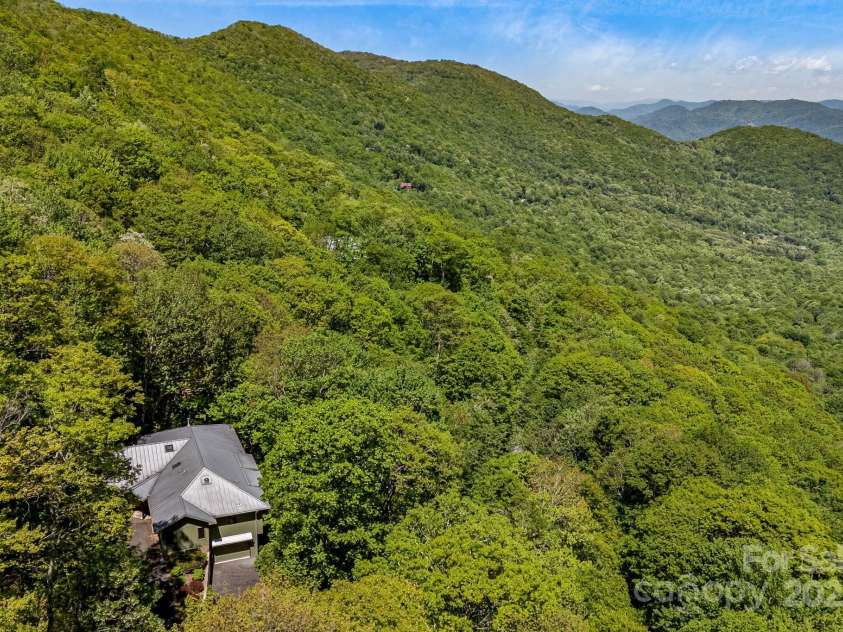 1760 Winding Creek Drive, Waynesville, NC 28786.  MLS# CAR4264715, YatesRealty ID 16223. Aerial view
