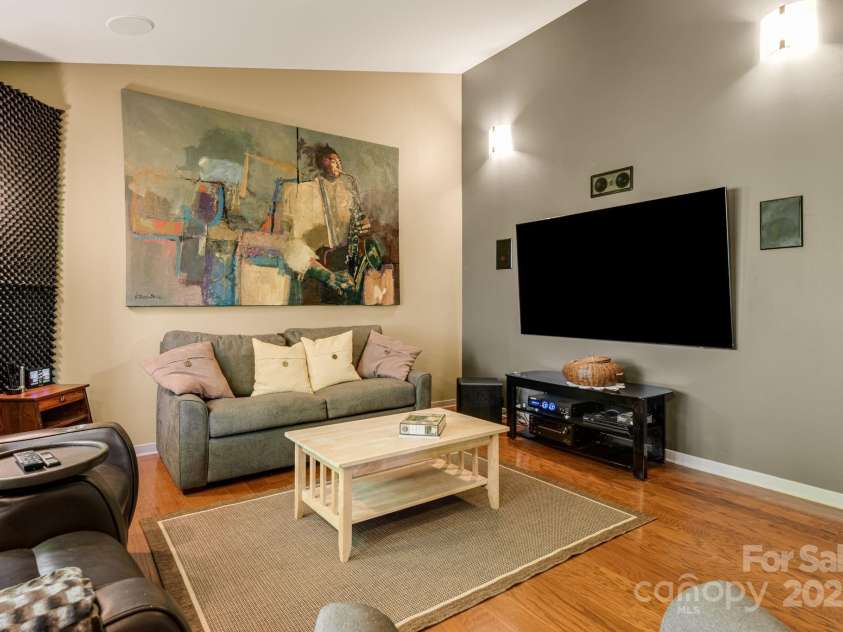 1760 Winding Creek Drive, Waynesville, NC 28786.  MLS# CAR4264715, YatesRealty ID 16223. Built in speakers and double insulated drywall