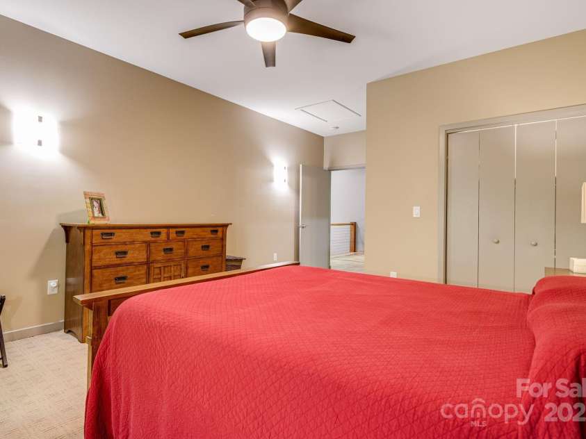 1760 Winding Creek Drive, Waynesville, NC 28786.  MLS# CAR4264715, YatesRealty ID 16223. Primary bedroom (2)