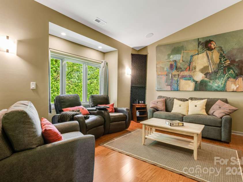 1760 Winding Creek Drive, Waynesville, NC 28786.  MLS# CAR4264715, YatesRealty ID 16223. Recreation room, includes TV