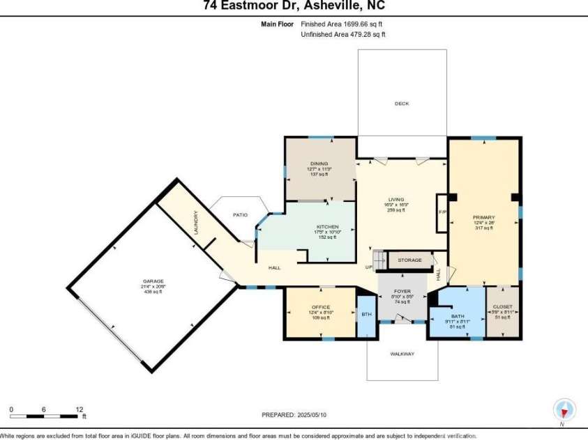 74 Eastmoor Drive, Asheville, NC 28805.  MLS# CAR4264542, YatesRealty ID 16228. 