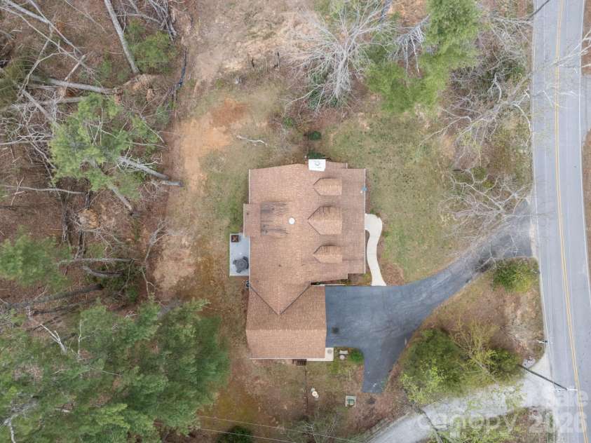 1618 Brookside Camp Road, Hendersonville, NC 28792.  MLS# CAR4365657, YatesRealty ID 16231. Aerial View