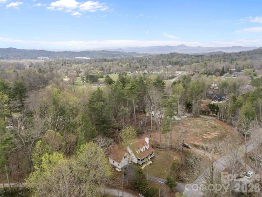 1618 Brookside Camp Road, Hendersonville, NC 28792.  MLS# CAR4365657, YatesRealty ID 16231. Aerial View