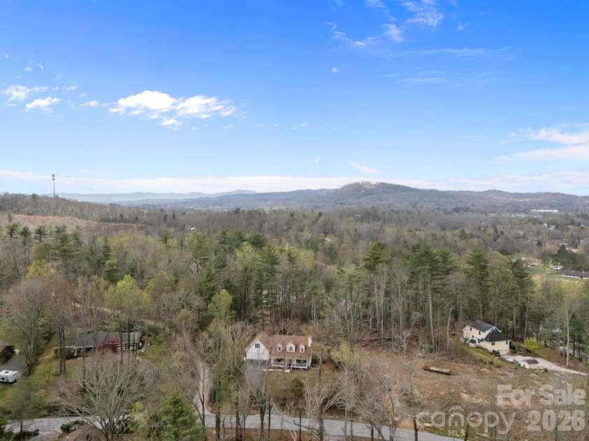 1618 Brookside Camp Road, Hendersonville, NC 28792.  MLS# CAR4365657, YatesRealty ID 16231. Aerial View