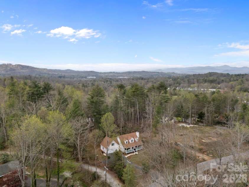 1618 Brookside Camp Road, Hendersonville, NC 28792.  MLS# CAR4365657, YatesRealty ID 16231. Aerial View