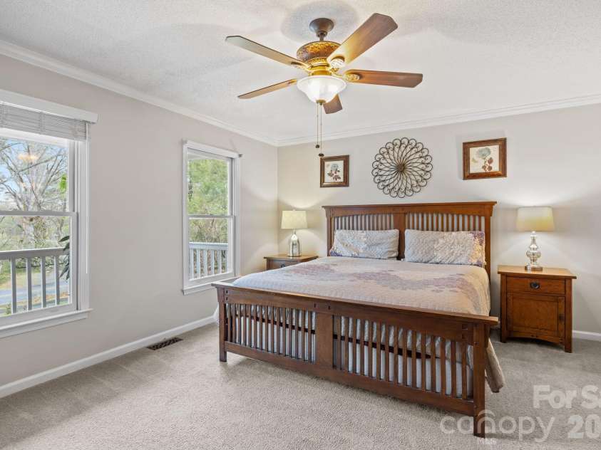 1618 Brookside Camp Road, Hendersonville, NC 28792.  MLS# CAR4365657, YatesRealty ID 16231. Primary Bedroom on main level.