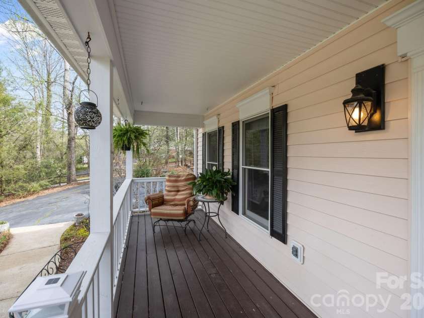 1618 Brookside Camp Road, Hendersonville, NC 28792.  MLS# CAR4365657, YatesRealty ID 16231. Spacious Covered Front Porch!