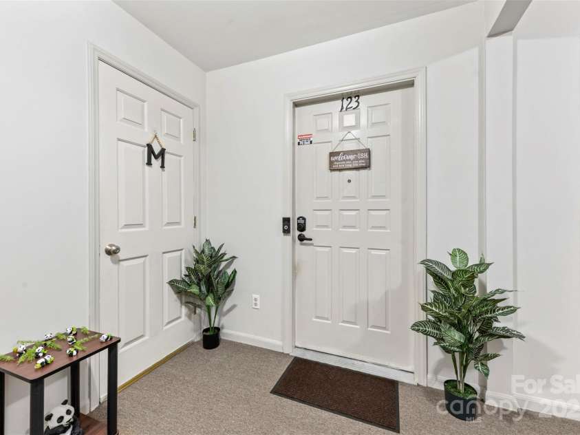 123 Carriage House Drive, Kannapolis, NC 28081.  MLS# CAR4249166, YatesRealty ID 16233. Entrance, storage room beside