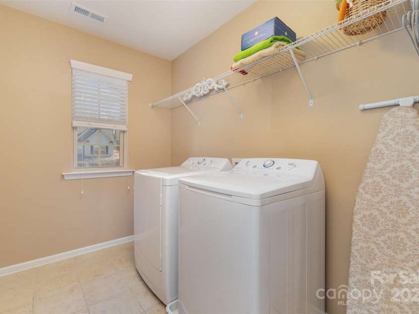 3034 Oakmere Road, Waxhaw, NC 28173.  MLS# CAR4235742, YatesRealty ID 16241. Laundry Room upstairs