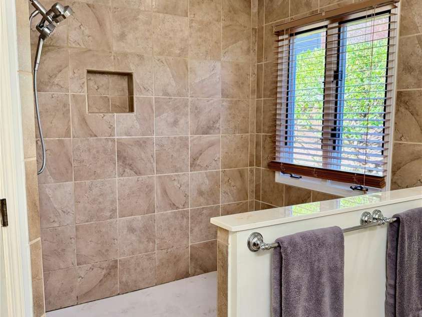 111 Burning Tree Lane, Flat Rock, NC 28731.  MLS# CAR4375443, YatesRealty ID 16248. Walk-in Master Shower