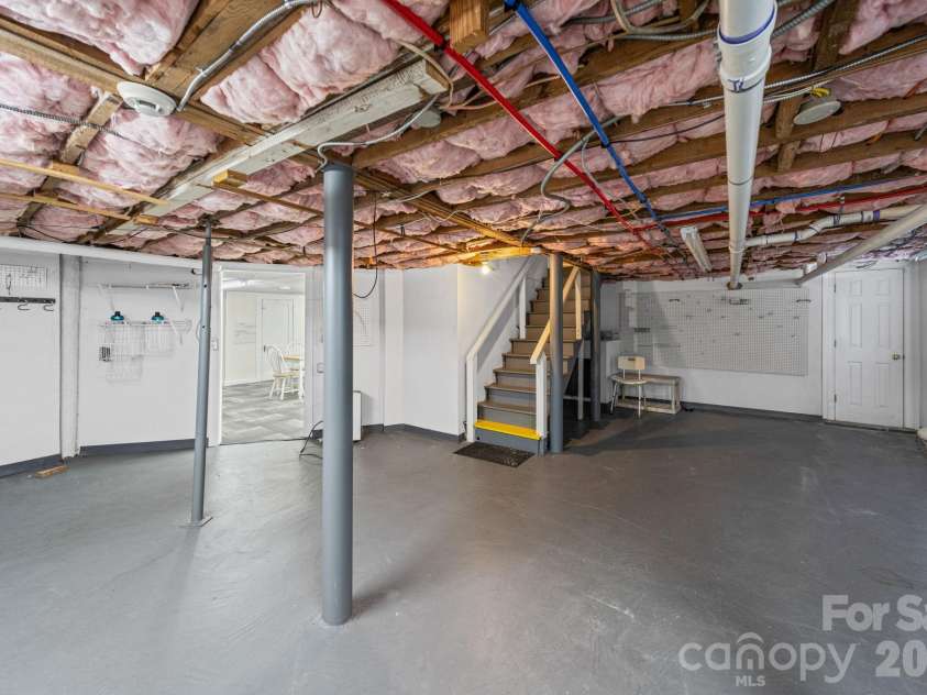 729 Montgomery Avenue, Albemarle, NC 28001.  MLS# CAR4375078, YatesRealty ID 16253. Basement
