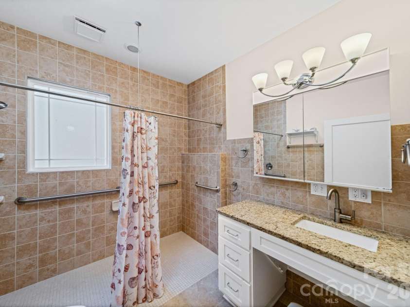 729 Montgomery Avenue, Albemarle, NC 28001.  MLS# CAR4375078, YatesRealty ID 16253. Handicap Accessible Bathroom