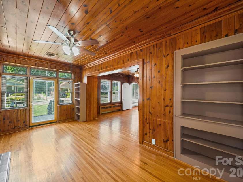 729 Montgomery Avenue, Albemarle, NC 28001.  MLS# CAR4375078, YatesRealty ID 16253. Sunroom and Den