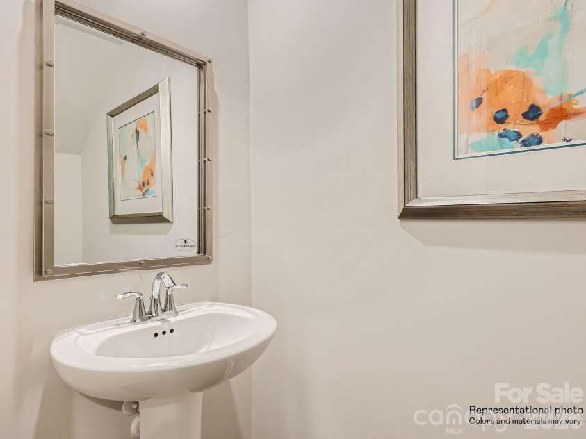 483 Sand Dunes Drive, Kannapolis, NC 28081.  MLS# CAR4375607, YatesRealty ID 16259. Powder room