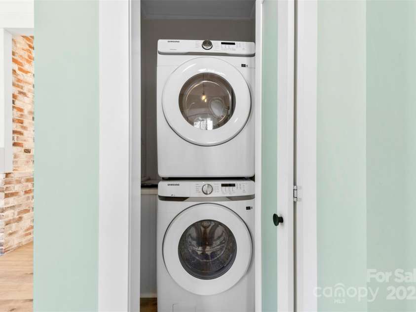 103 Park Avenue, Mount Holly, NC 28120.  MLS# CAR4243483, YatesRealty ID 16261. Laundry Closet