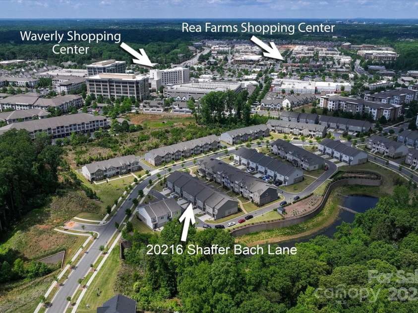 20216 Shaffer Bach Lane, Charlotte, NC 28277.  MLS# CAR4264477, YatesRealty ID 16262. Extremely Convenient to Waverly