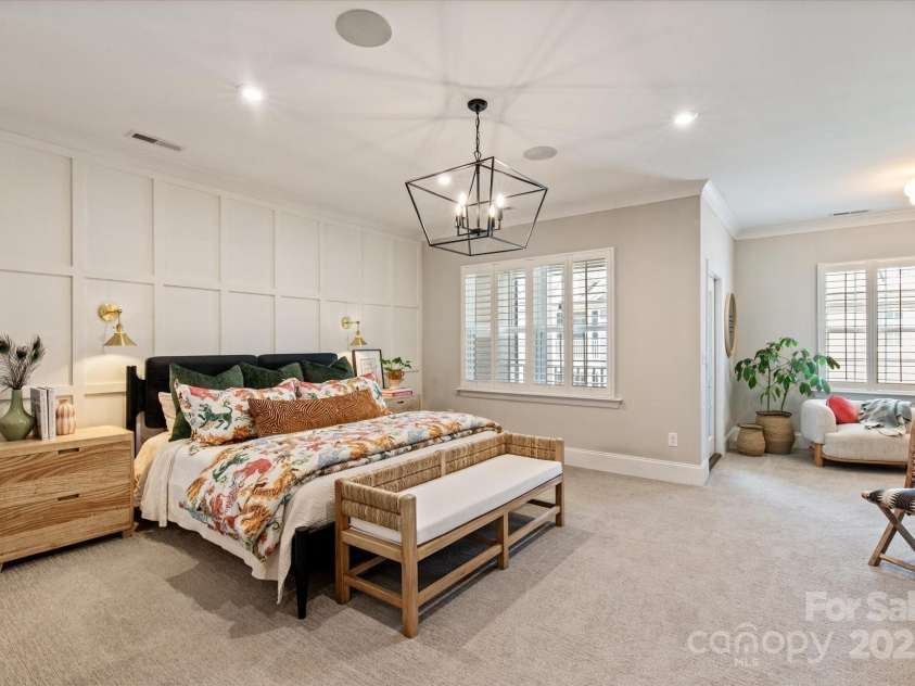 20216 Shaffer Bach Lane, Charlotte, NC 28277.  MLS# CAR4264477, YatesRealty ID 16262. Spacious Primary Bedroom