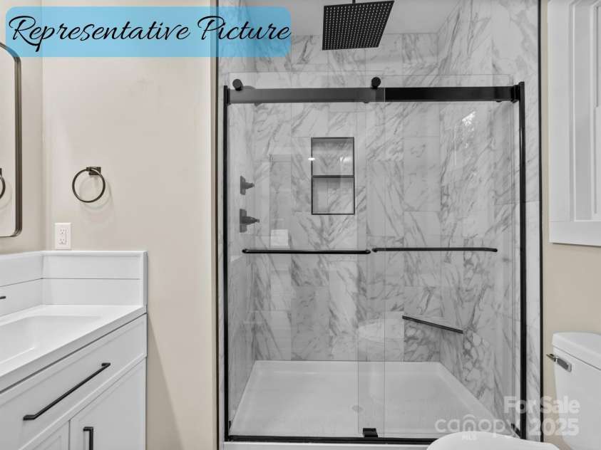 317 Cemetery Street, Richfield, NC 28137.  MLS# CAR4265255, YatesRealty ID 16265. Custom Tile Shower